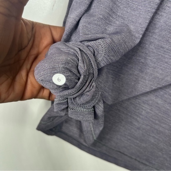 Lululemon Ruched Tank Top Racerback Womens Athletic Shirts Size 6 Unique Graphic - Picture 11 of 13